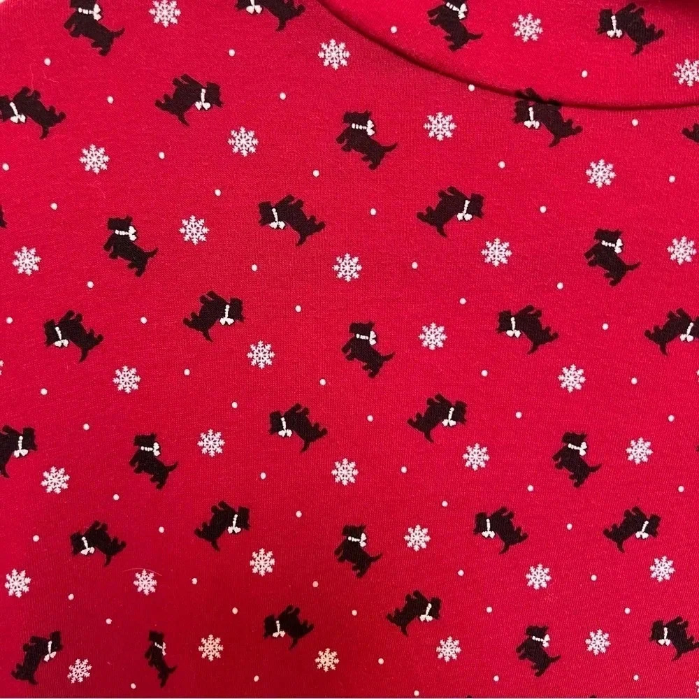 White Stag Vintage Holiday Mockneck Novelty Top Red Size Large - Picture 2 of 3